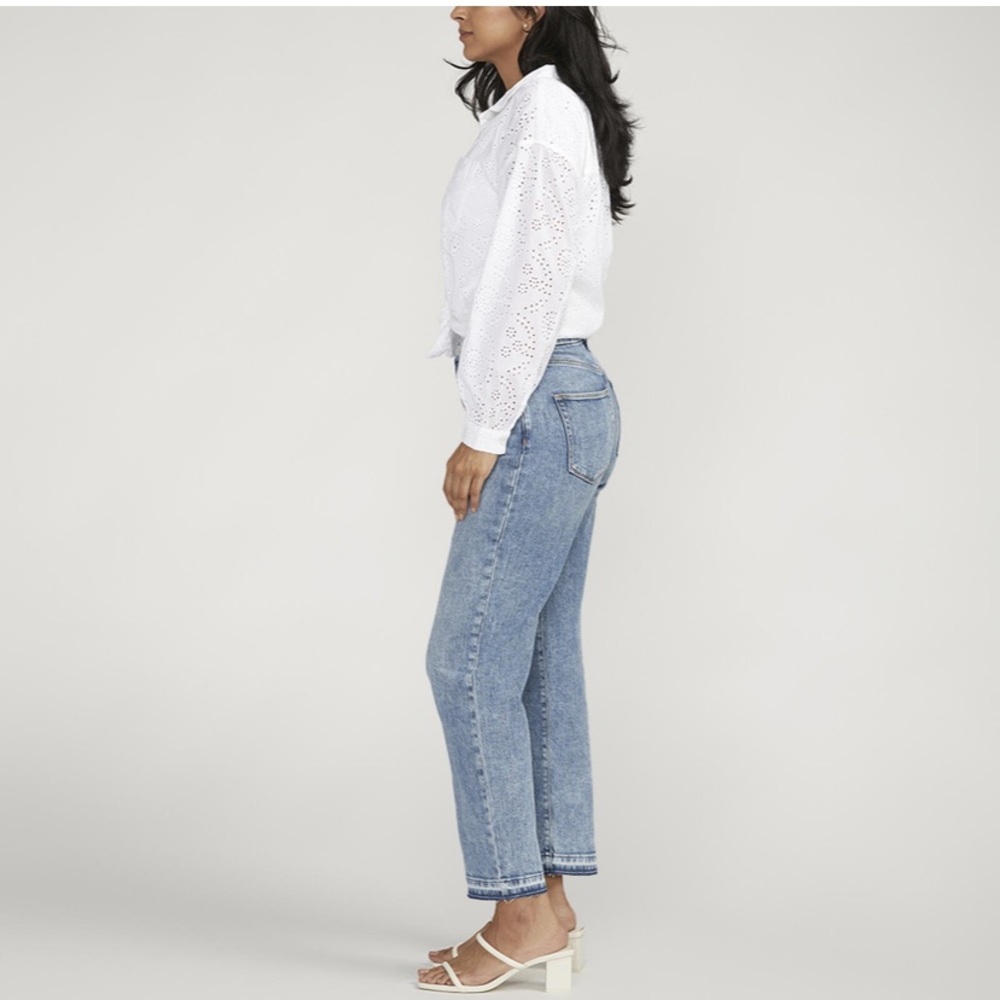 NWT JAG Rachel High Rise Relaxed Tapered Leg Jeans 6 8 10 - Picture 3 of 13